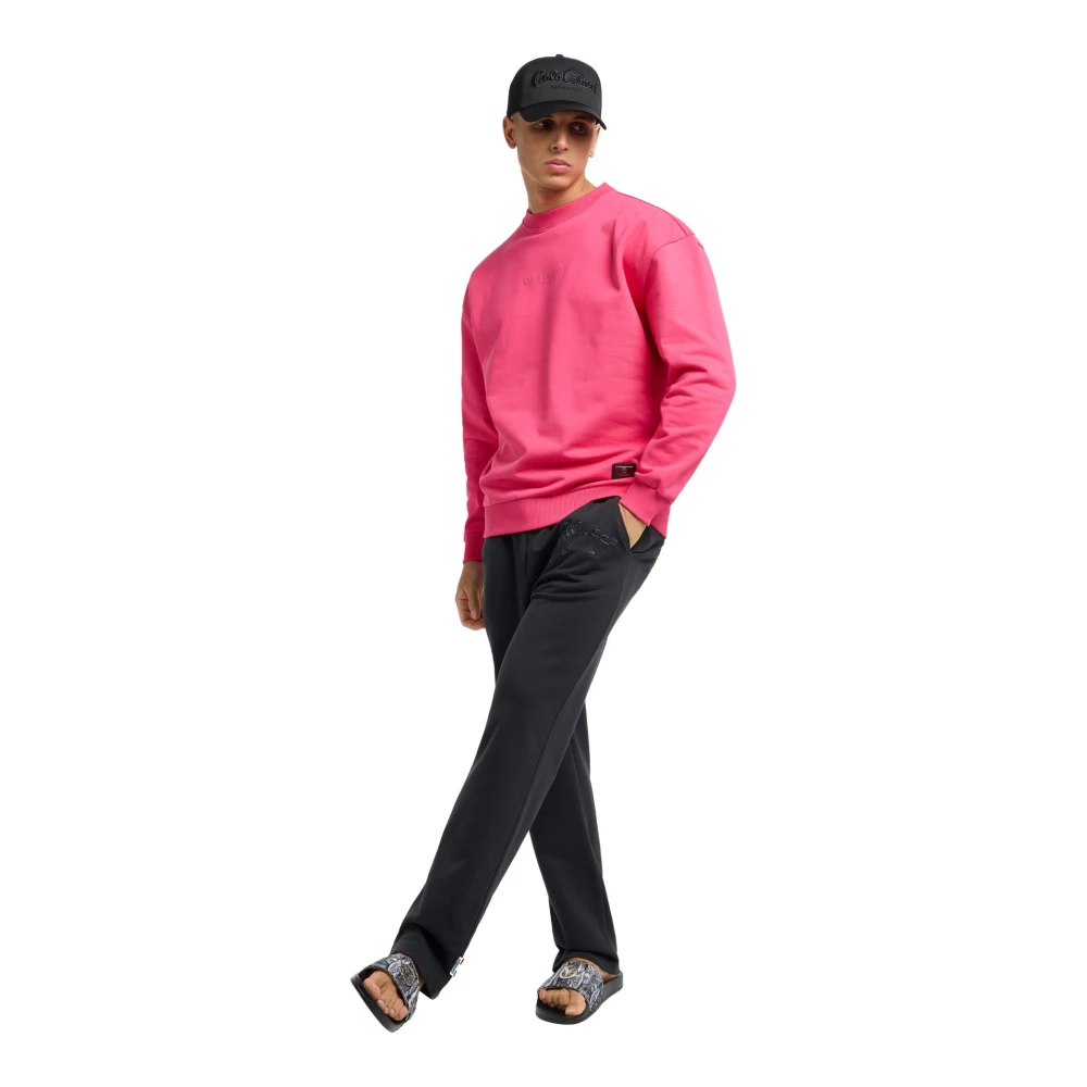 carlo colucci Premium Sweatshirt La Famiglia D'ottavio Pink Heren