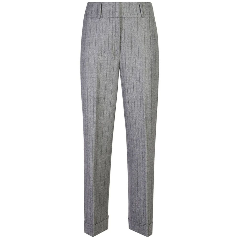 PESERICO Grijze Broek voor Vrouwen Aw24 Gray Dames