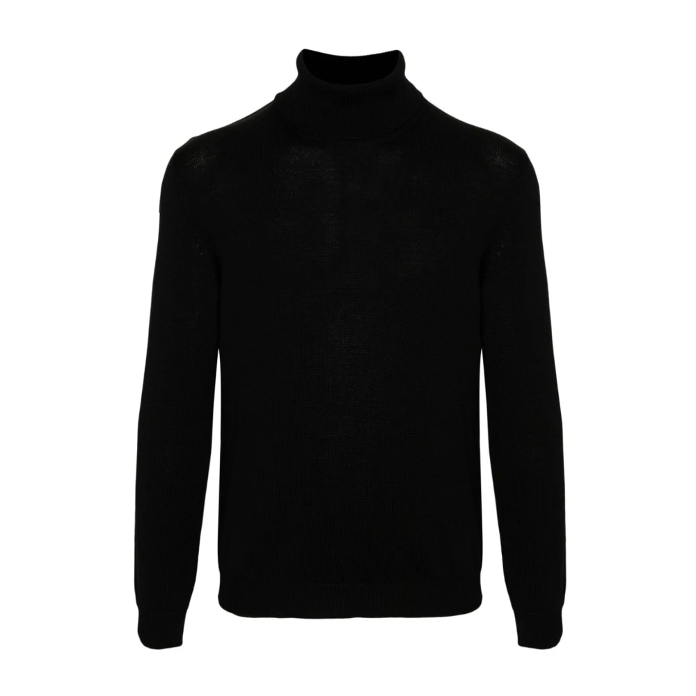 Roberto Collina Zwarte Sweaters voor Mannen Black Heren