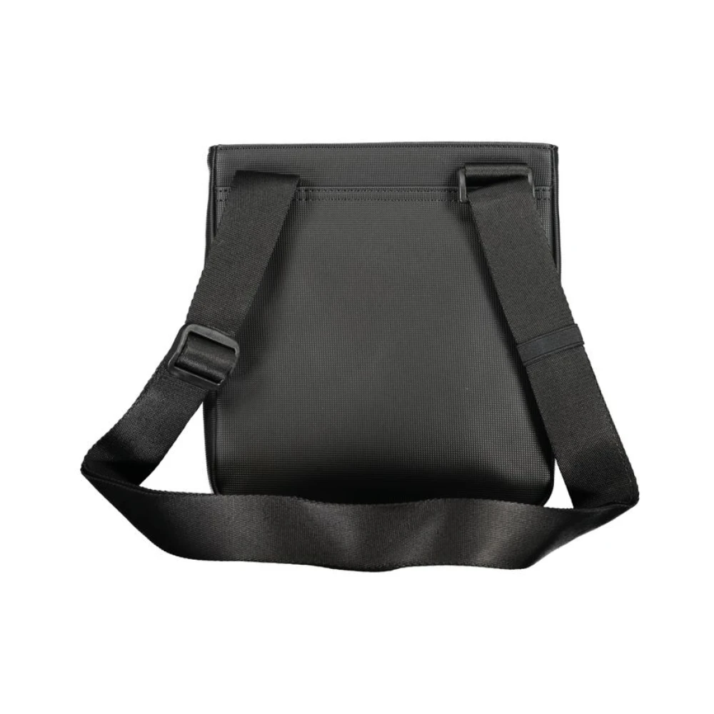 Tommy Hilfiger Zwarte Schoudertas met Verstelbare Band Black Heren