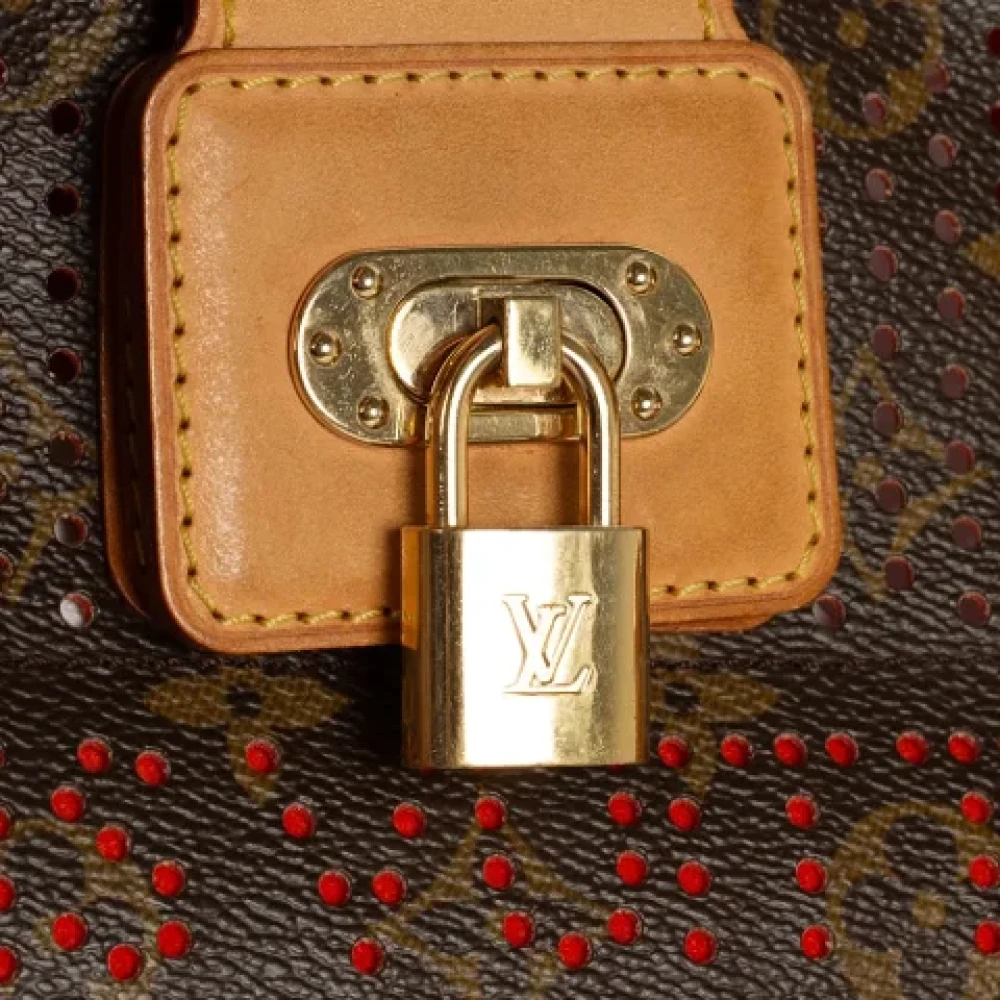 Louis Vuitton Vintage Pre-owned Suede louis-vuitton-bags Brown Dames