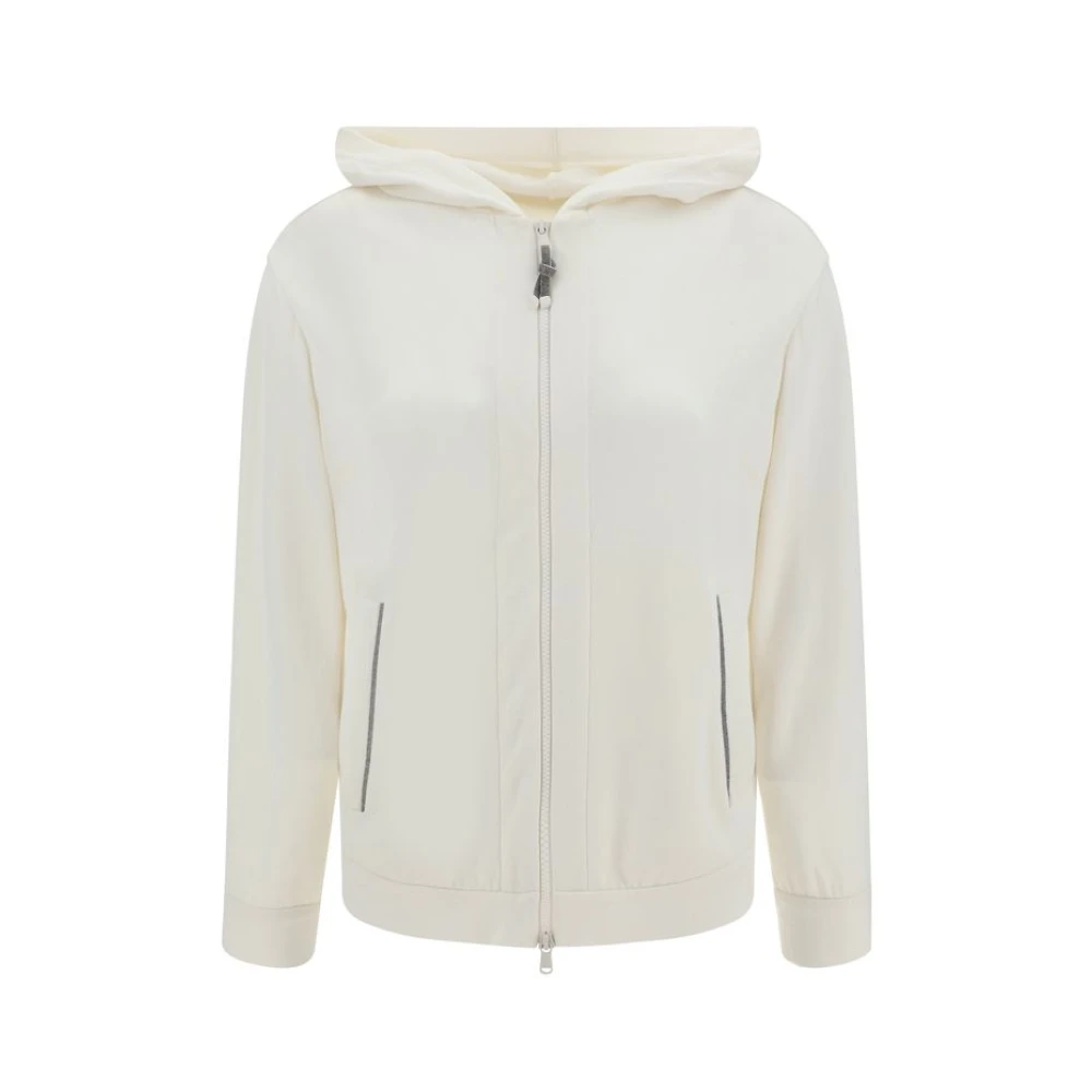 Sweatshirts & Hoodies > Zip-throughs - - Brunello Cucinelli - Modalova