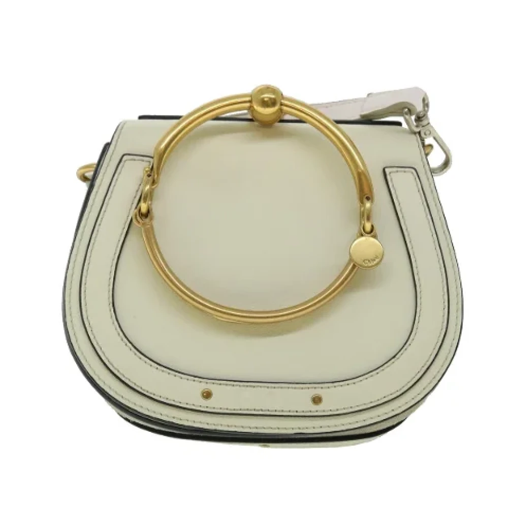 Chloé Pre-owned Leather backpacks White Dames