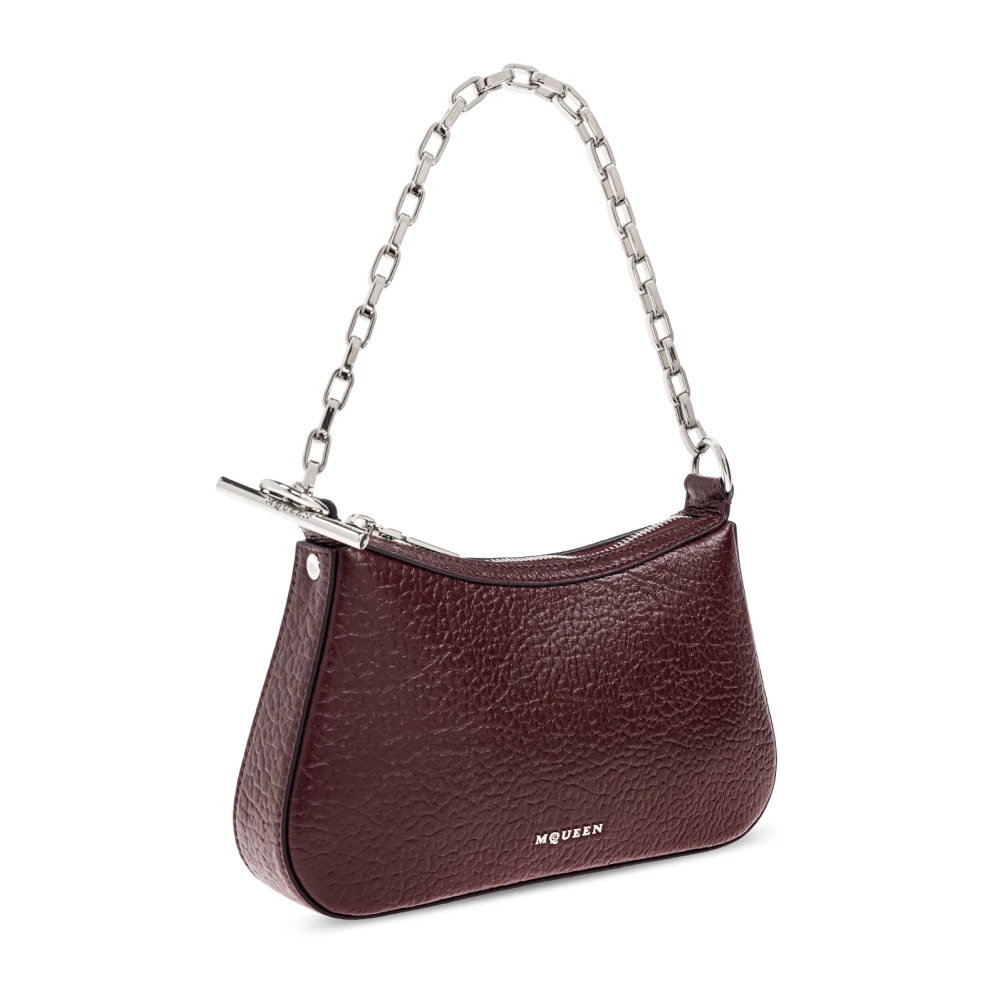 alexander mcqueen Tas T-Bar Mini Red Dames