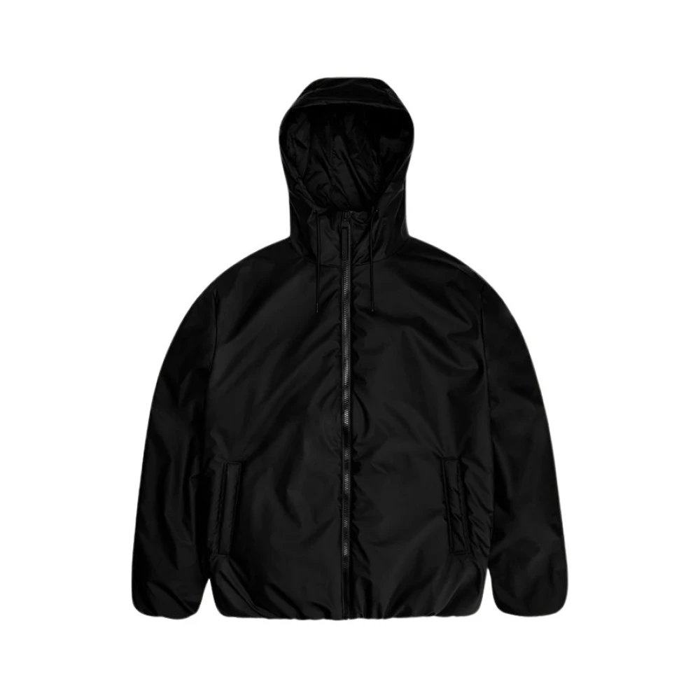 Rains Men's Black Rain Jackets, M, Lohja W3t1 Jacket