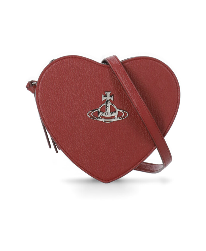 red-synthetic-leather-shoulder-bag