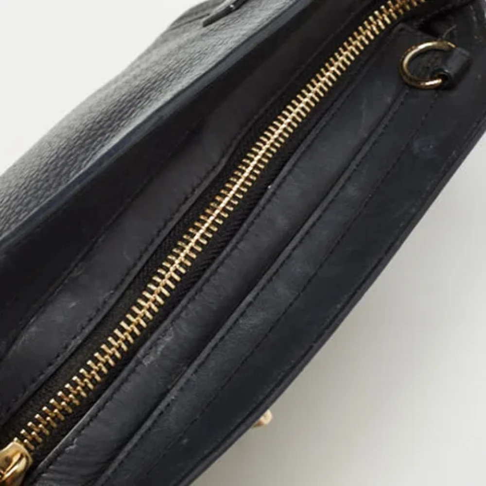 Coach Pre-owned Leather crossbody-bags Black Dames