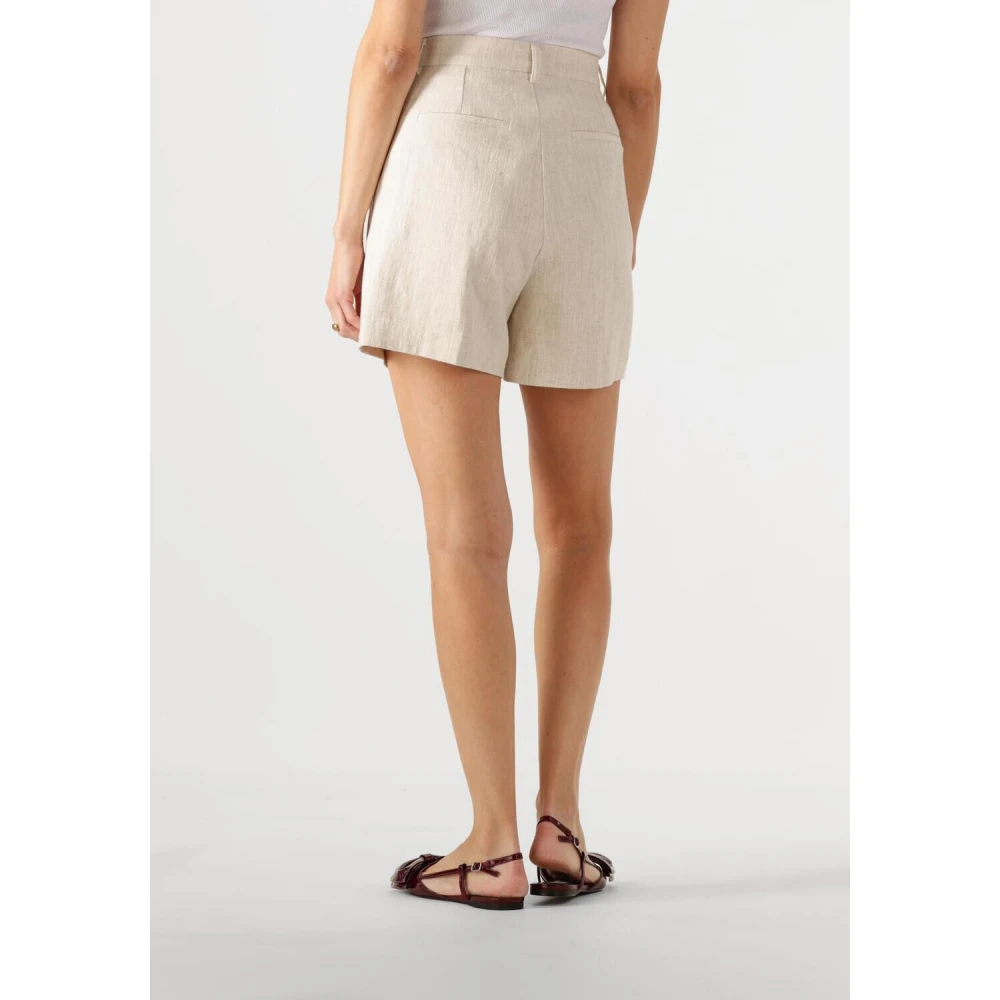 Notre-v Zandkleurige Freesia Broek Beige Dames