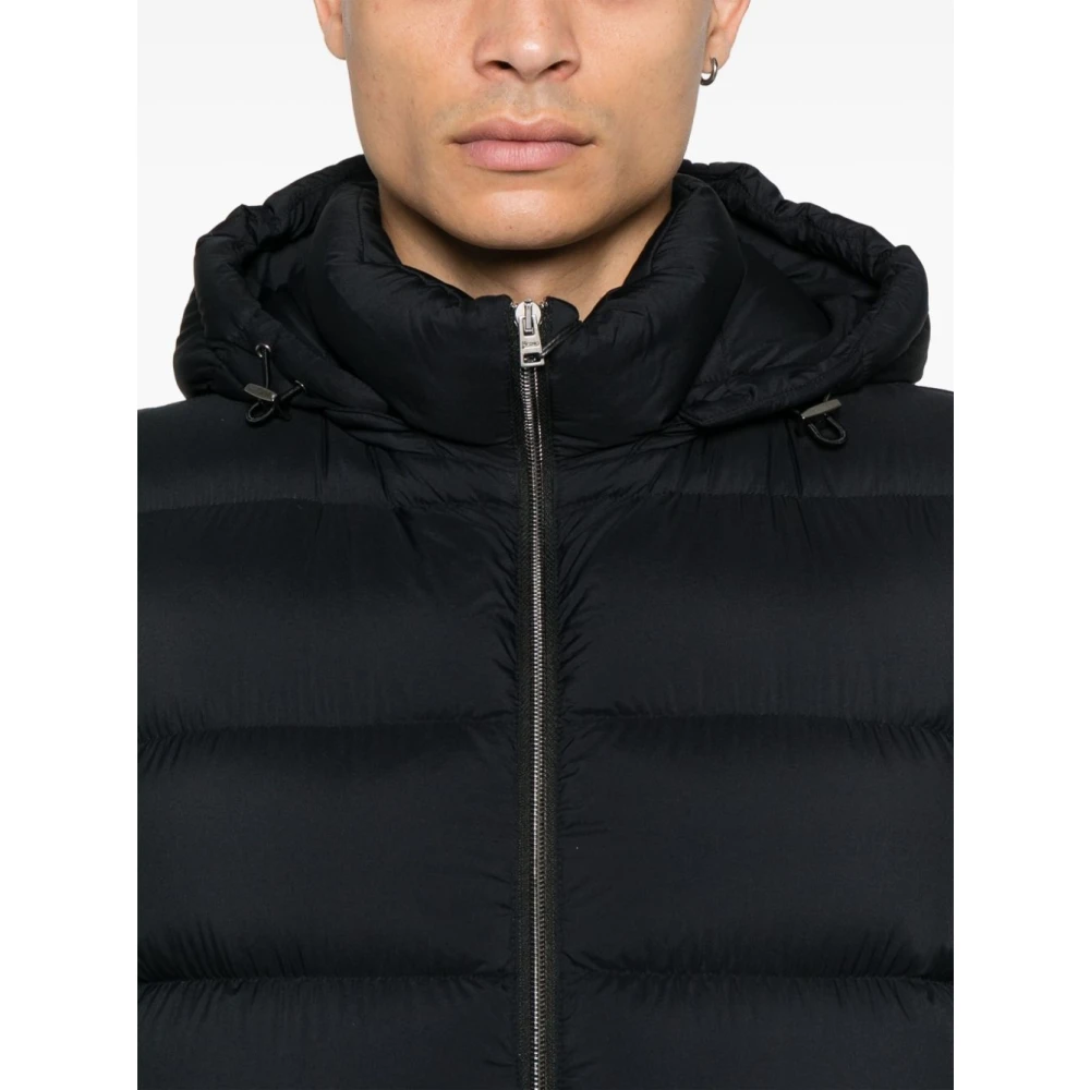 Herno Mouwloos Pufferjack Zwart Black Heren