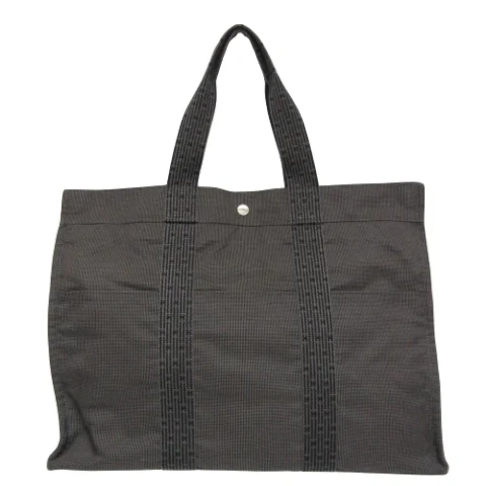 Hermès Vintage Pre-owned Fabric totes Gray Dames