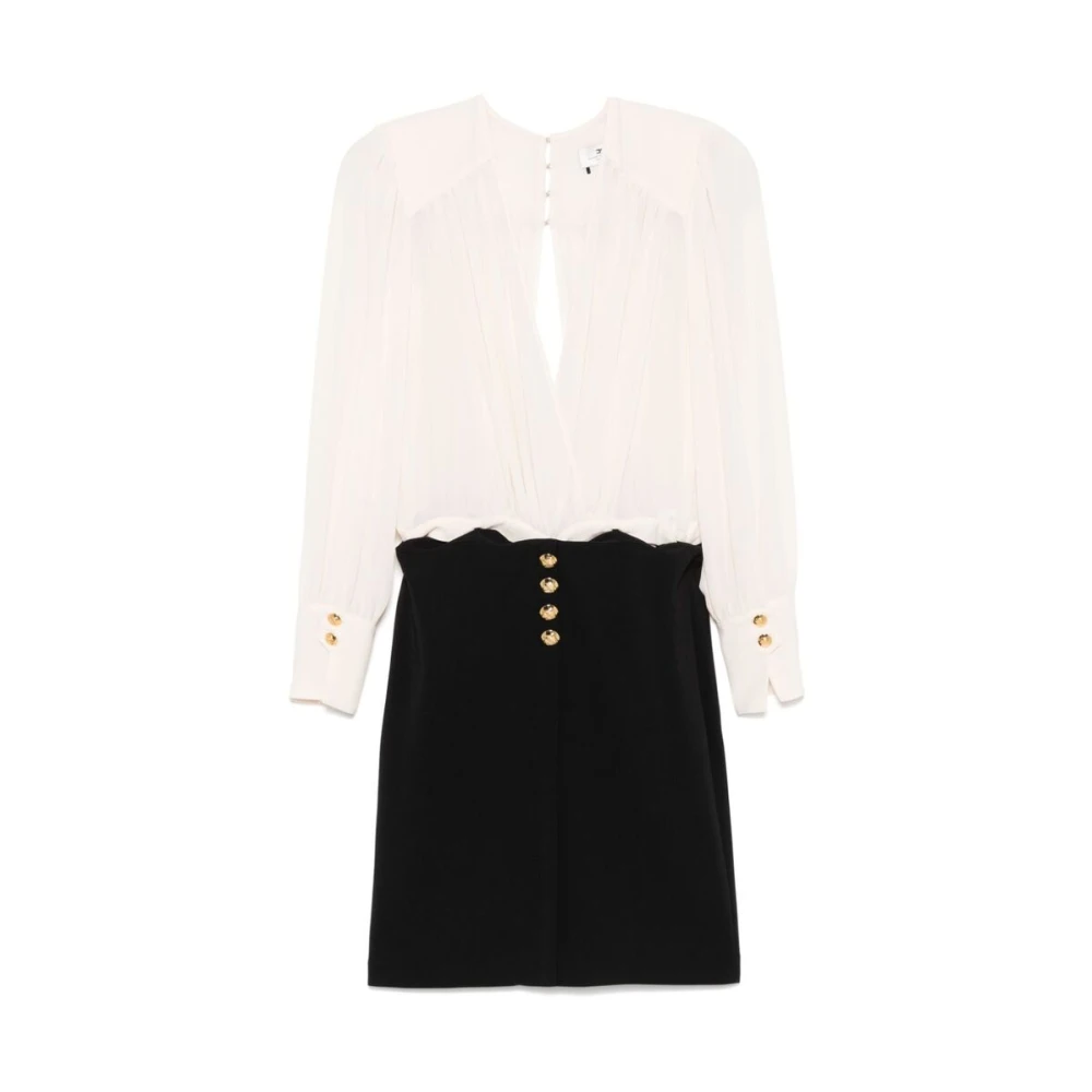 Elisabetta Franchi Elegante Jurk voor Speciale Gelegenheden Beige Dames
