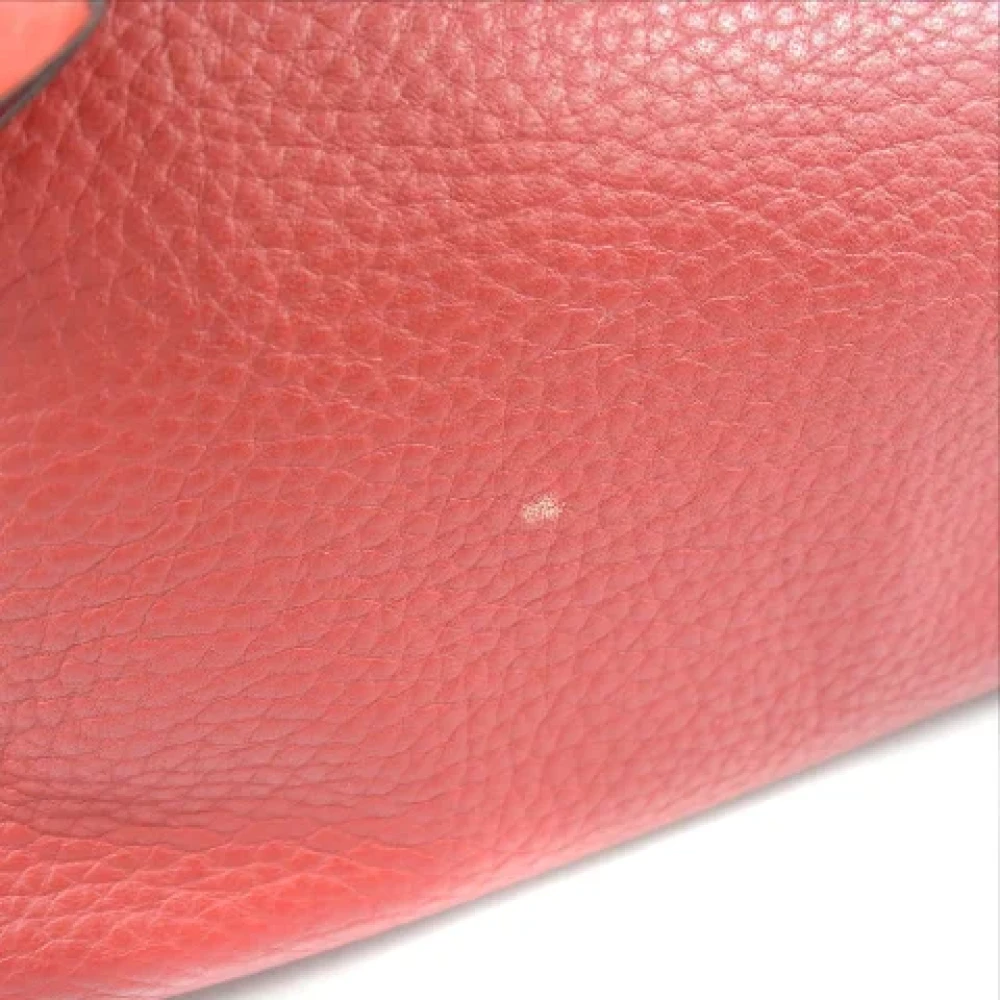 Loewe Pre-owned Leather shoulder-bags Red Dames
