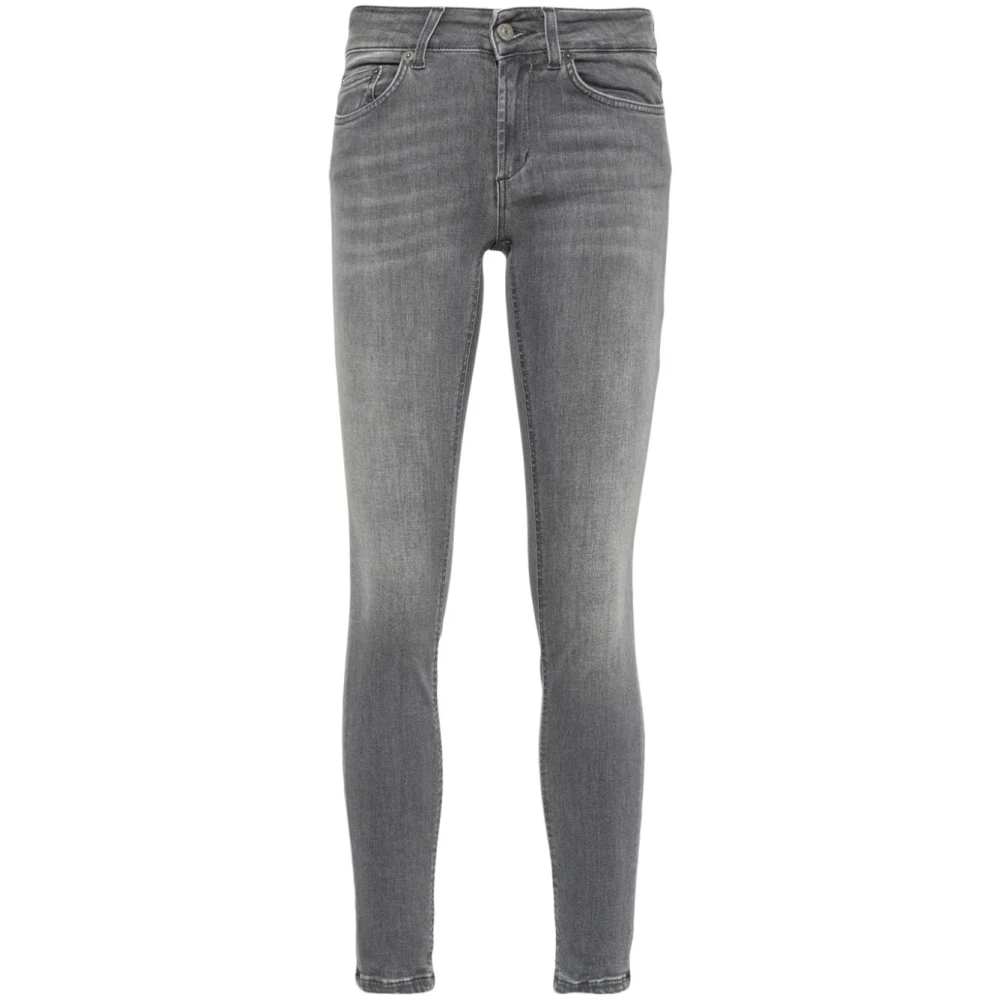 Dondup Monroe Skinny Jeans Gray Dames
