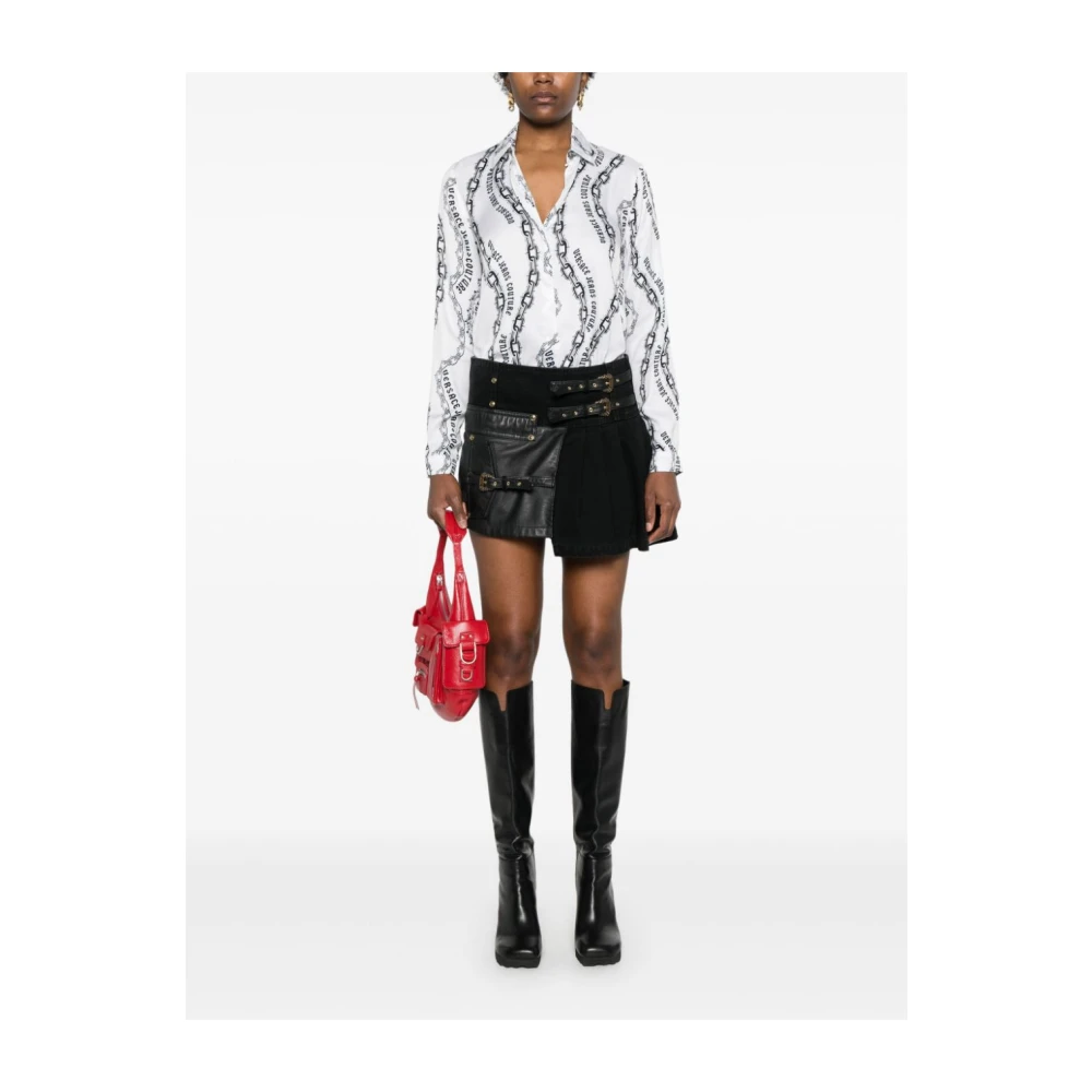 Versace Jeans Couture Witte Overhemd Elegante Stijl White Dames
