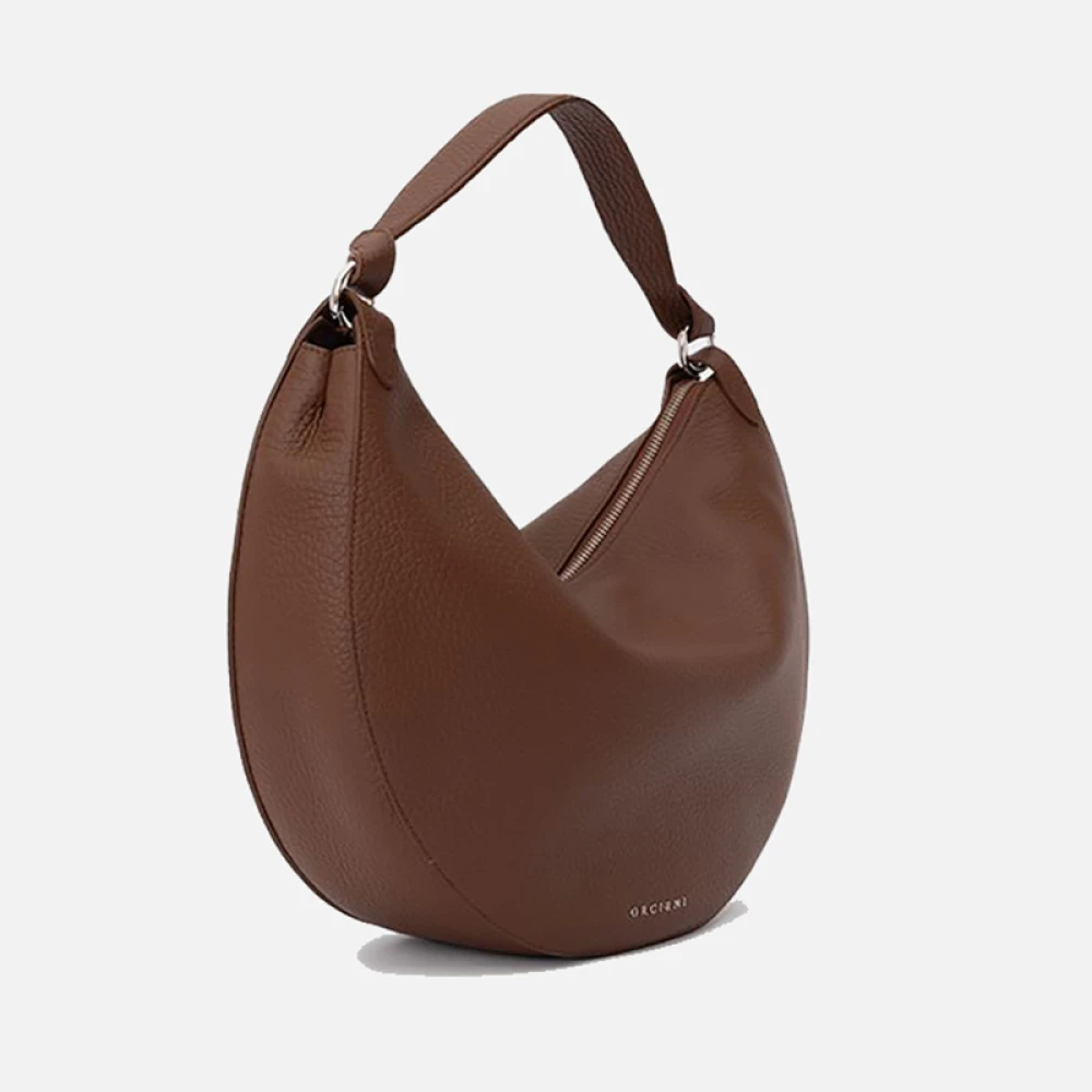 Orciani Stijlvolle Schoudertas Brown Dames