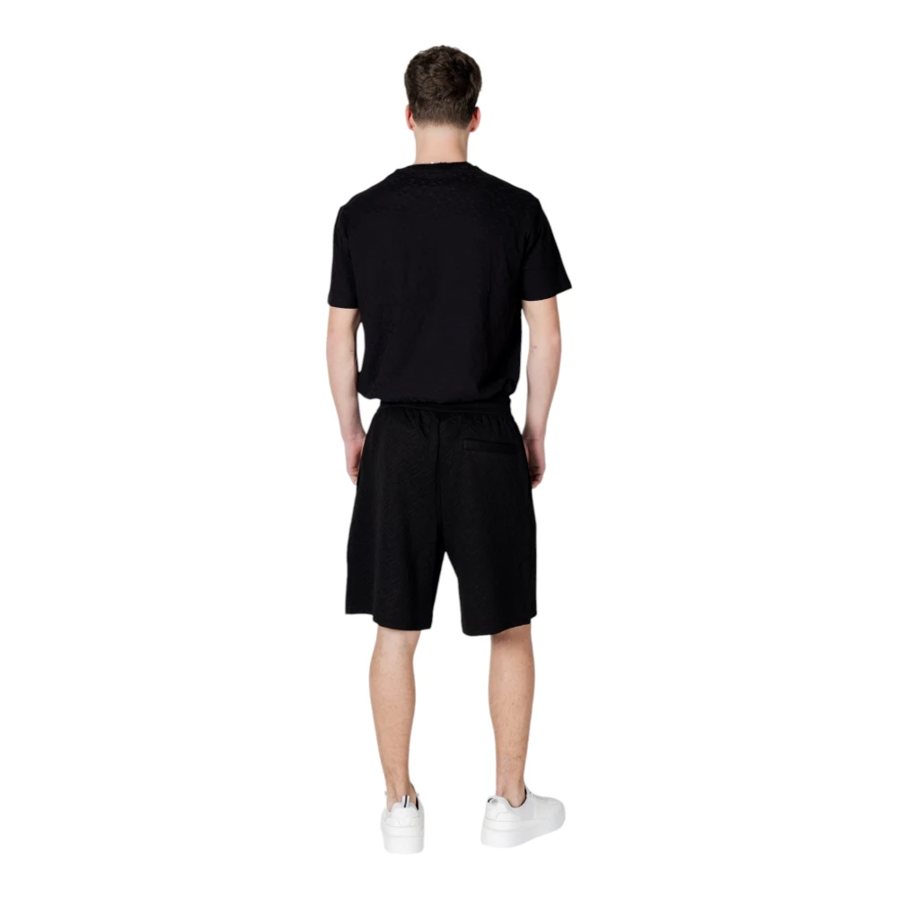 Armani Exchange Sportieve Bermuda Shorts Collectie Black Heren