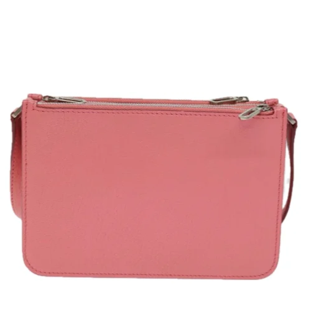 Burberry Vintage Pre-owned Leather shoulder-bags Pink Dames