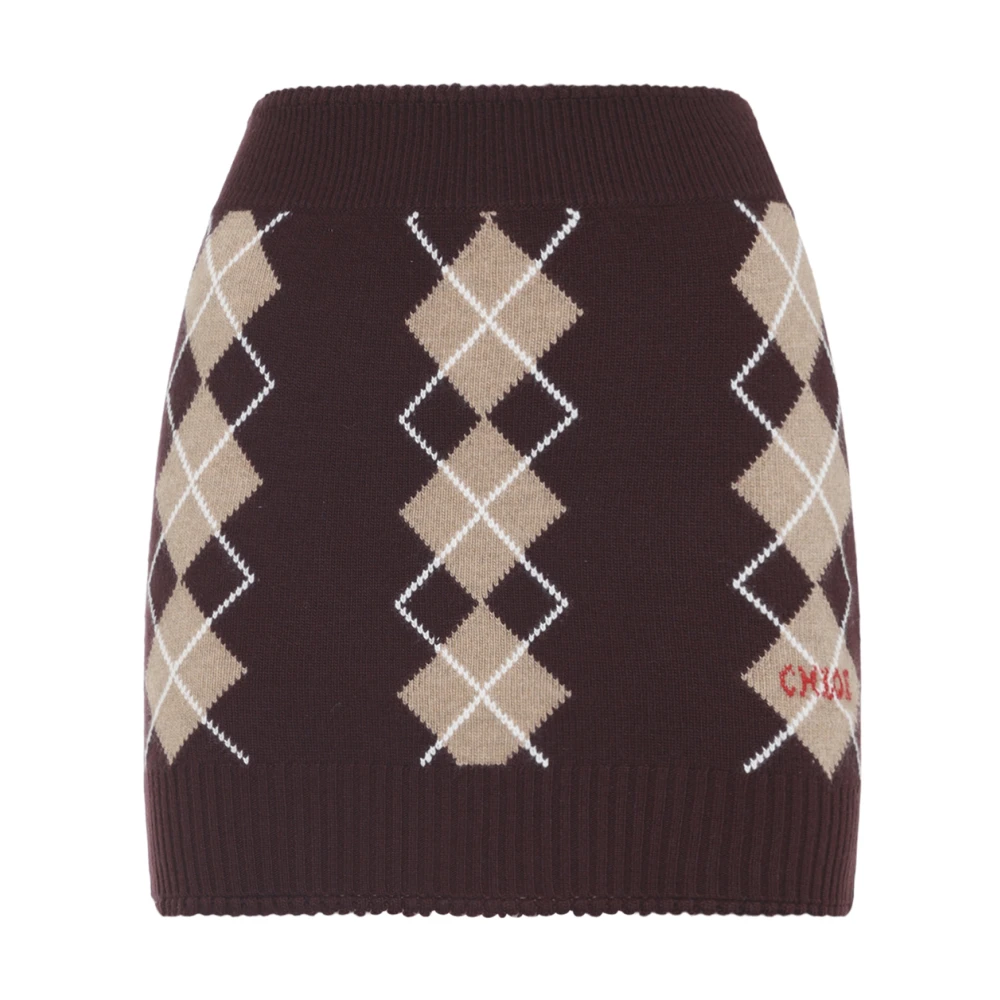 Chloé Women's Red Clothing Skirts Aw25
