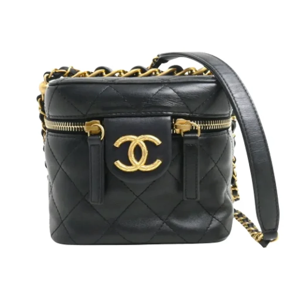 Chanel Vintage Pre-owned Leather chanel-bags Black Dames