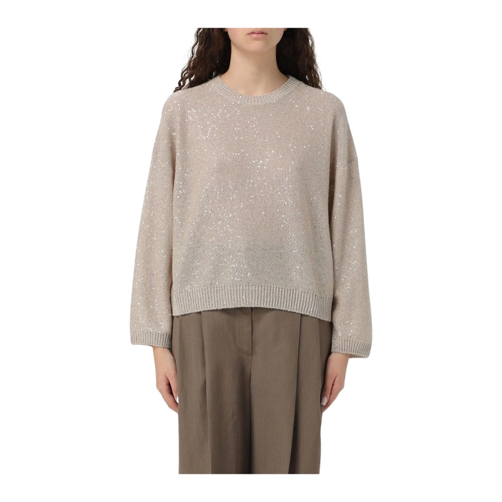 Knitwear > Round-neck Knitwear - - Brunello Cucinelli - Modalova