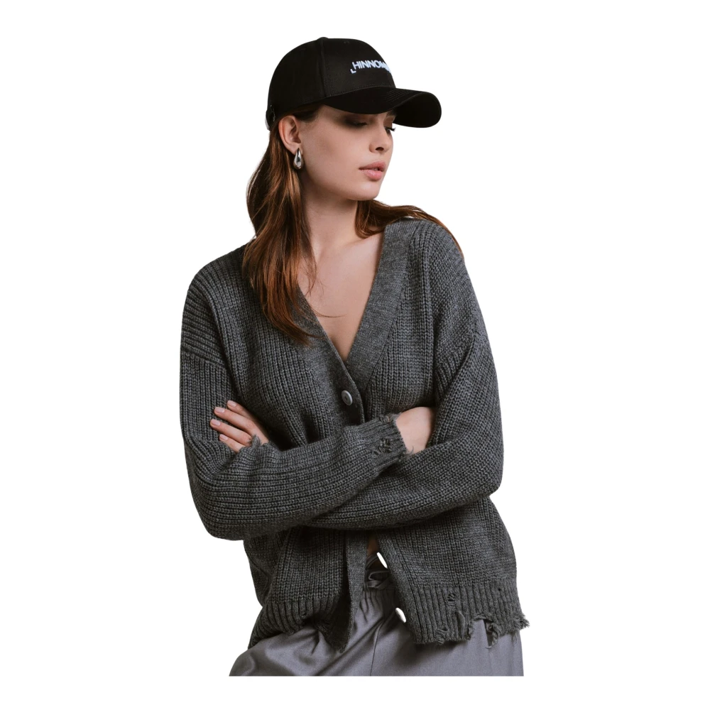 Hinnominate Grijze Sweater Collectie Gray Dames