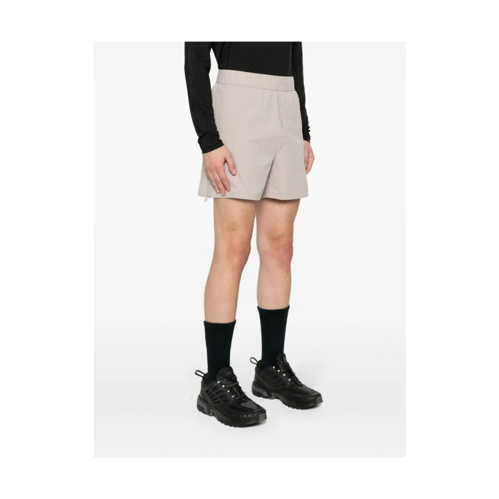 Calvin Klein Sportieve Grijze Seersucker Shorts Gray Heren