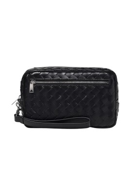 woven-leather-zip-pouch