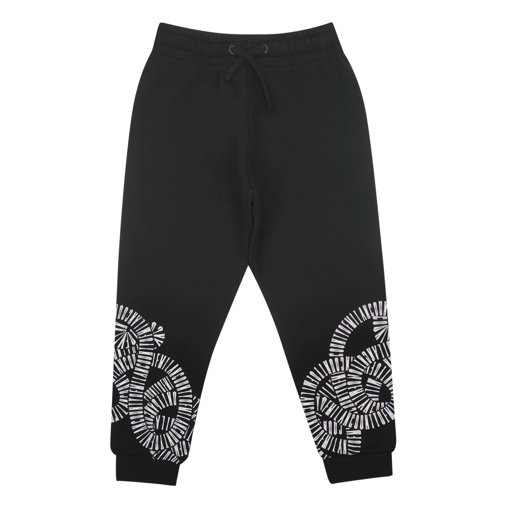 Marcelo Burlon Black Sweatpants, Male, 10 Y, Pantalone Sportivo