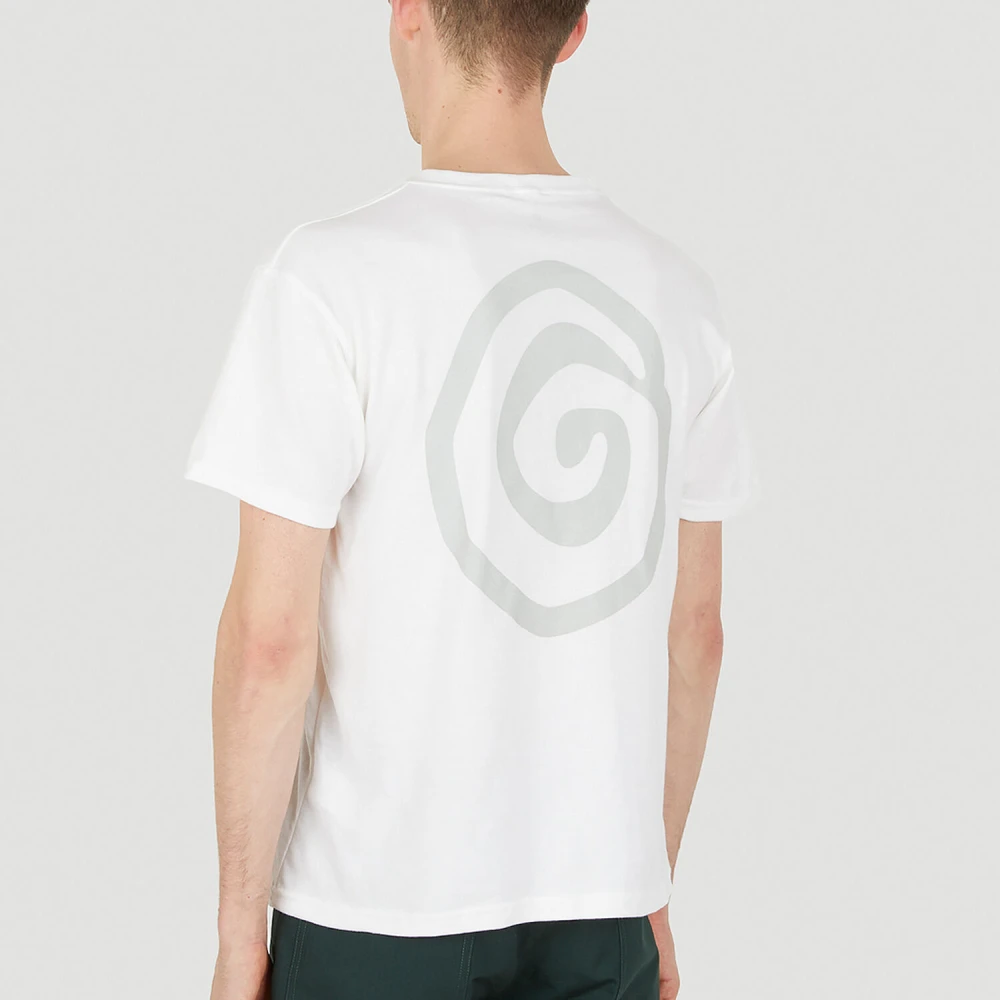 Ostrya Grafische Print T-shirt White Heren