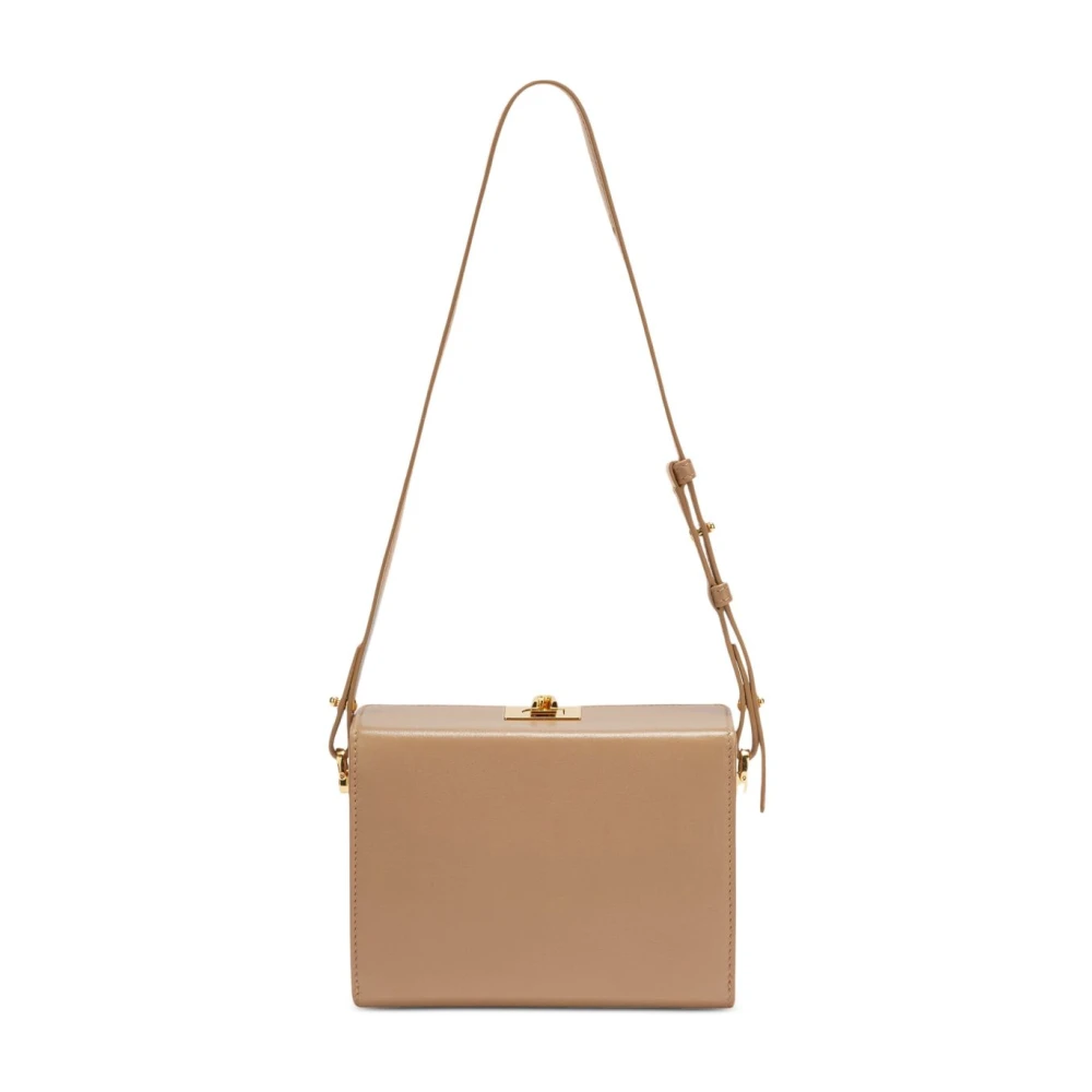 Furla Beige Twist-Lock Schoudertas Beige Dames