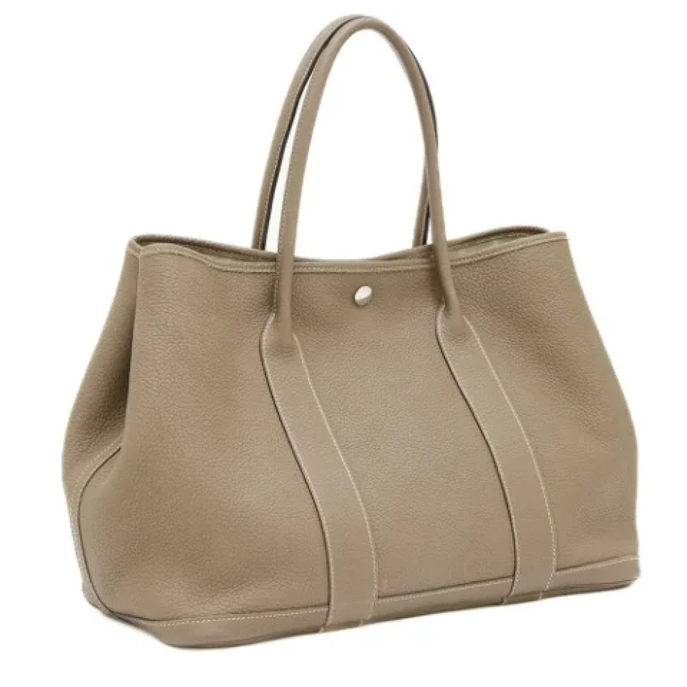 Hermès Vintage Pre-owned Leather handbags Brown Dames