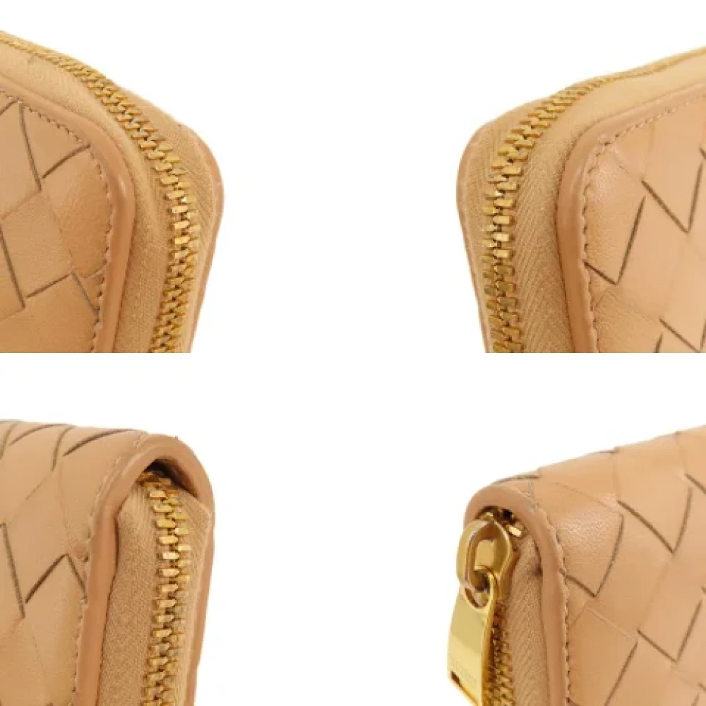 Bottega Veneta Vintage Pre-owned Leather wallets Brown Dames