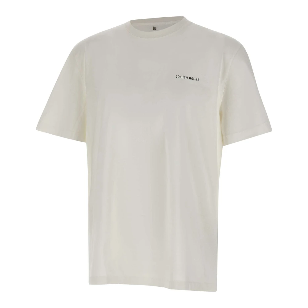 Golden Goose Men's White/Golden Journey T-Shirt