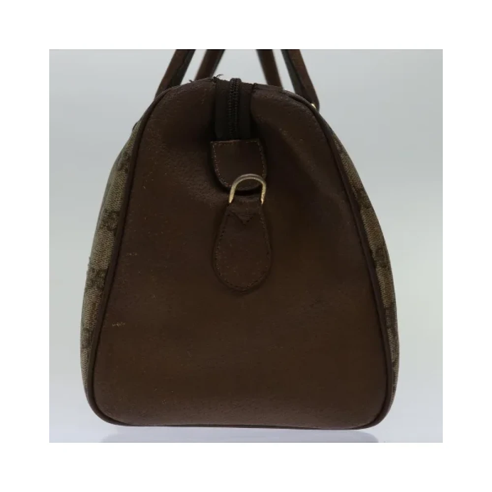 Gucci Vintage Pre-owned Canvas handbags Beige Dames