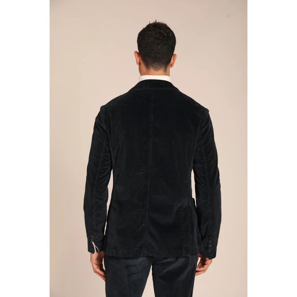 Mason's Velvet Gestreepte Heren Blazer Blue Heren