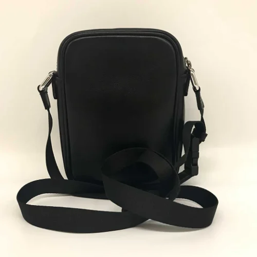 Fendi Vintage Pre-owned Leather shoulder-bags Black Dames