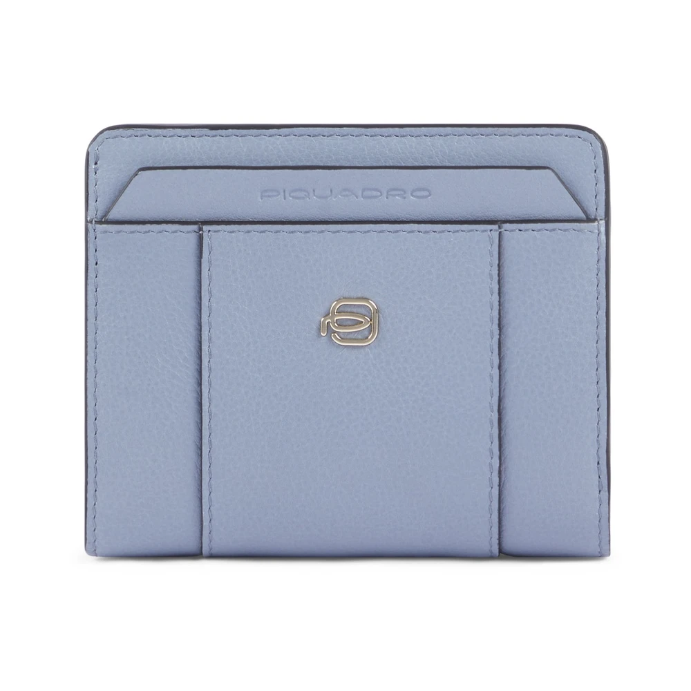Piquadro Vrouw Blauw Kleine Bifold Portemonnee
