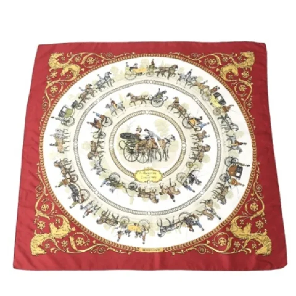 Pre-owned > Pre-owned Accessories > Pre-owned Scarves - - Hermès Vintage - Modalova