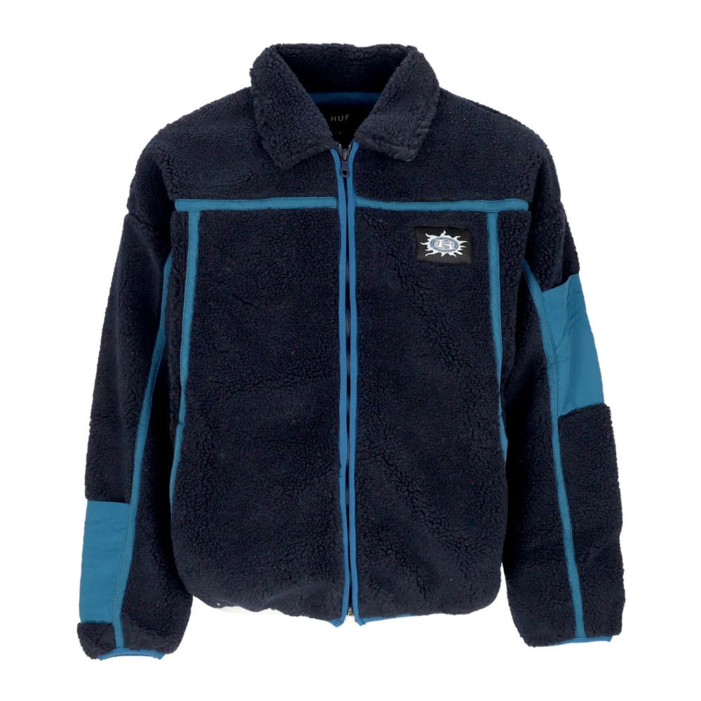 HUF Blauwe Nacht Sherpa Jas Heren Blue Heren