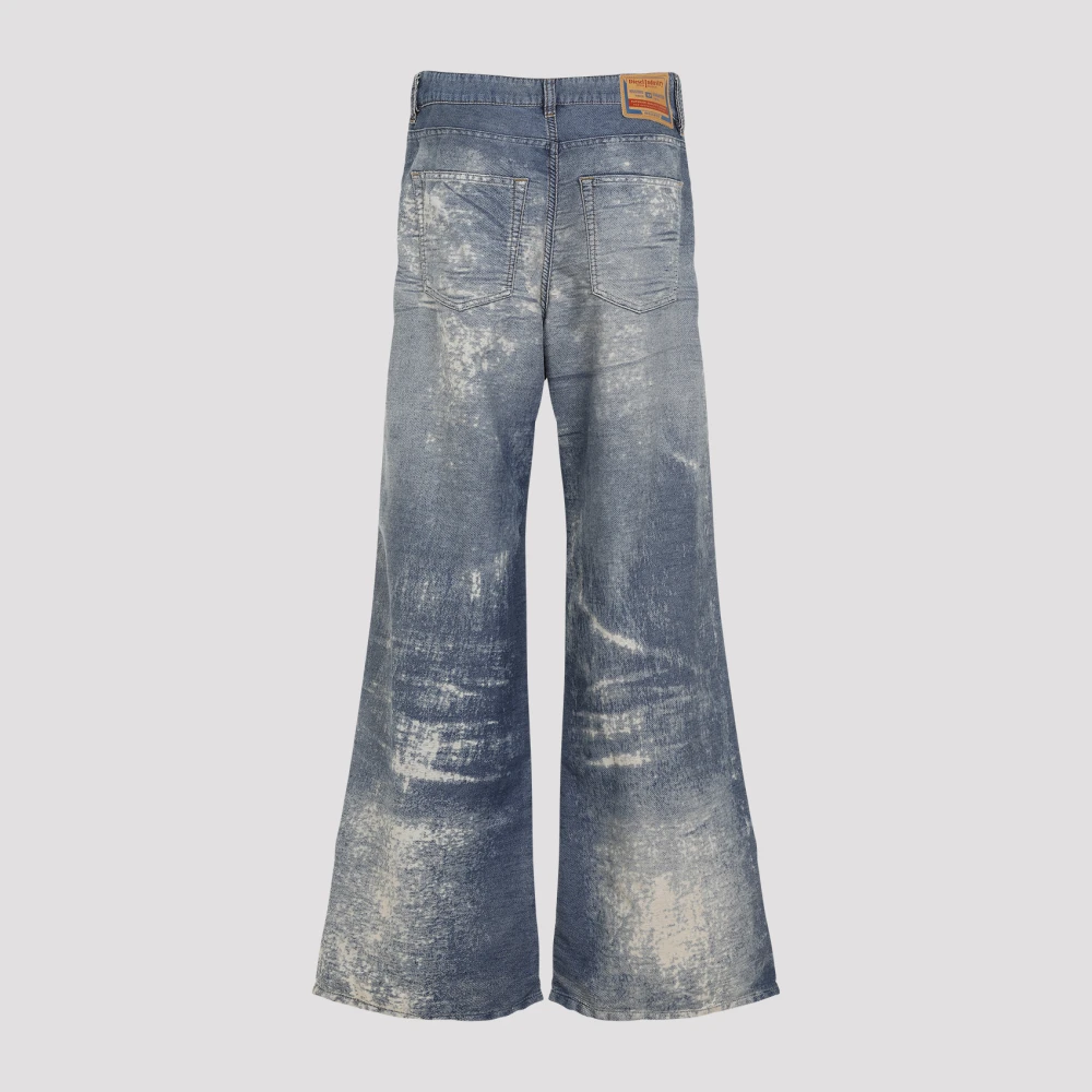 Diesel Blauwe Jeans Aw24 Stijl Blue Dames