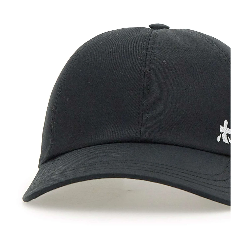 Premiata Zwarte Katoenen Baseballpet met Borduursel Black Heren