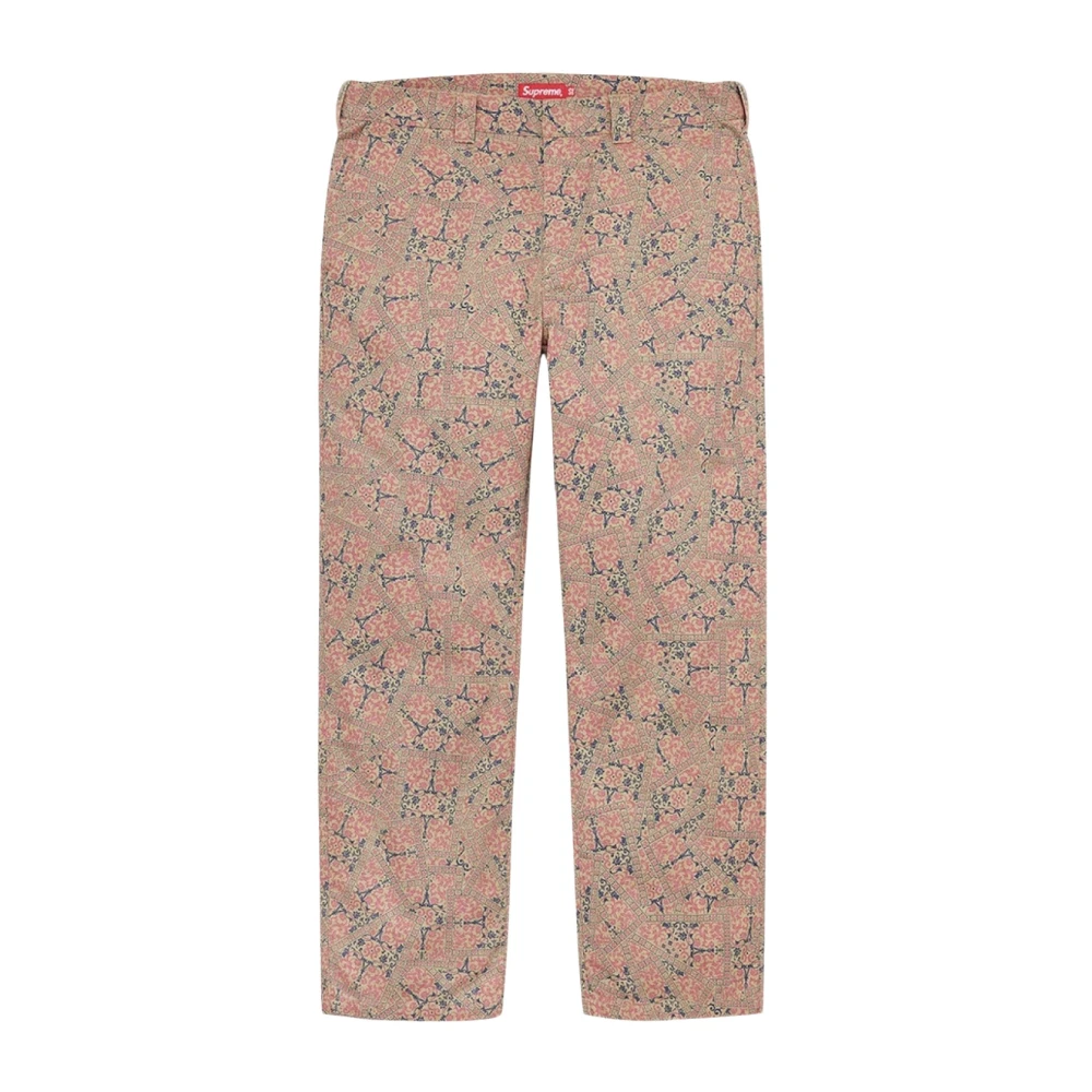 Supreme Bloemen Werkbroek Limited Edition Multicolor Heren