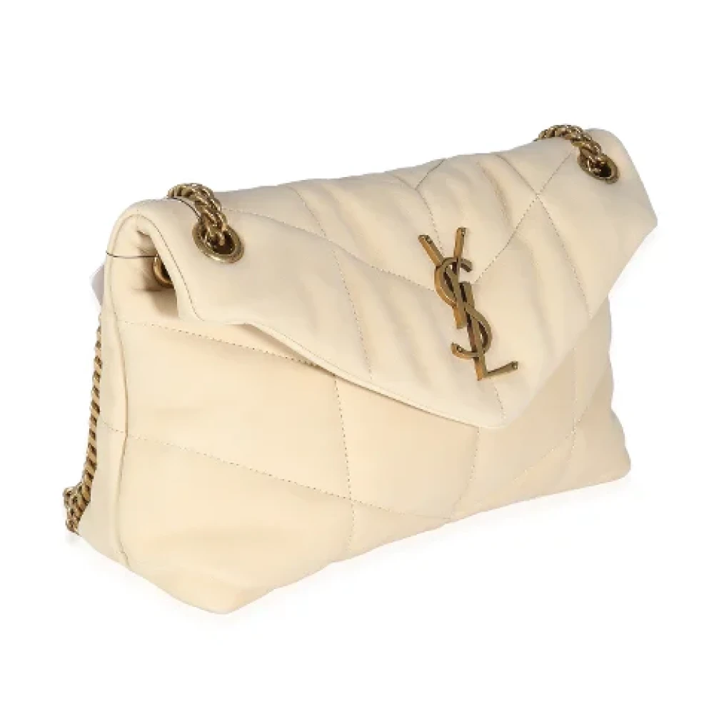 Yves Saint Laurent Vintage Pre-owned Suede shoulder-bags Beige Dames
