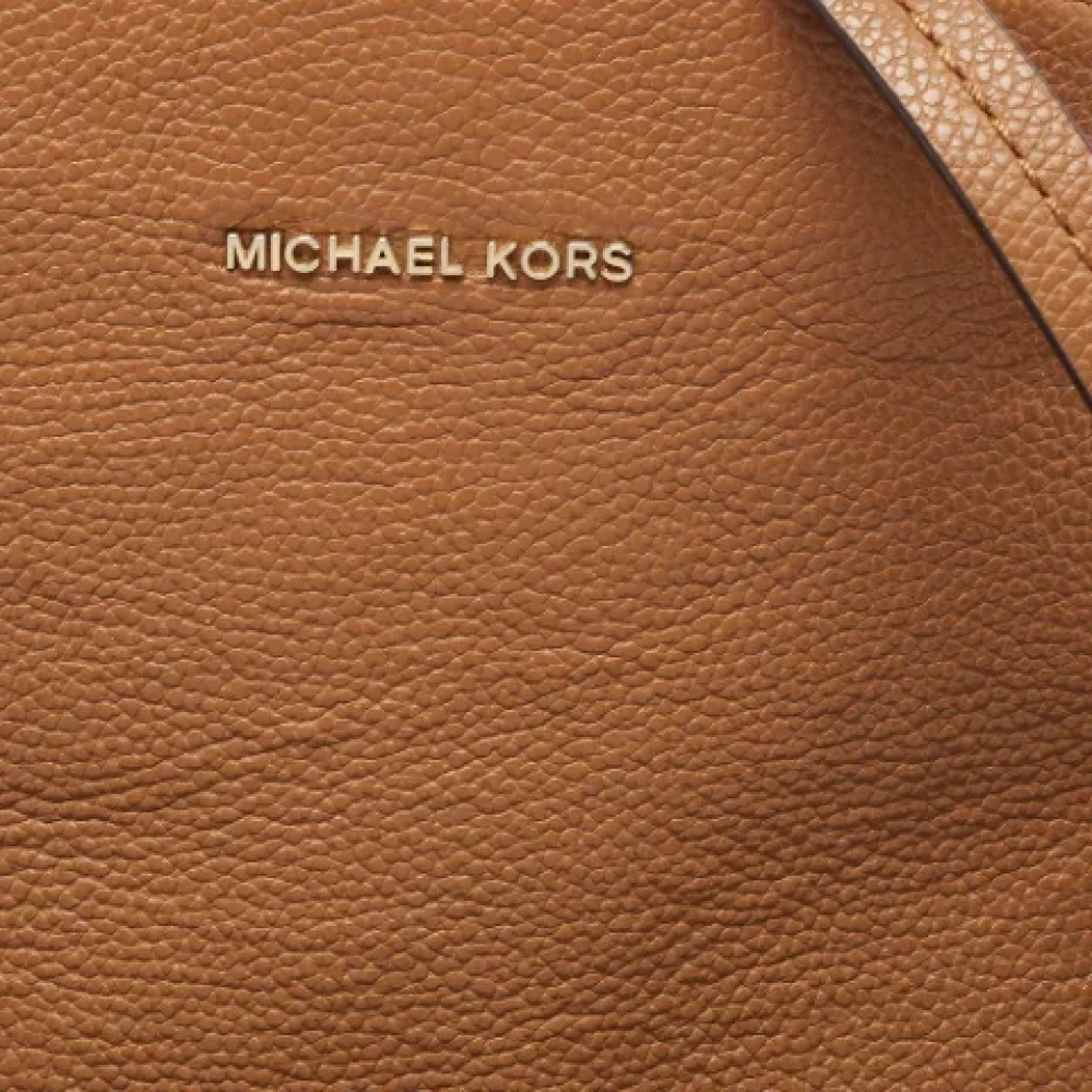 Michael Kors Pre-owned Leather crossbody-bags Brown Dames