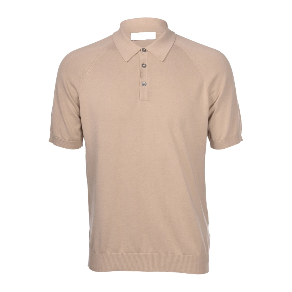 Paolo Fiorillo Capri Polo Shirts Beige Heren