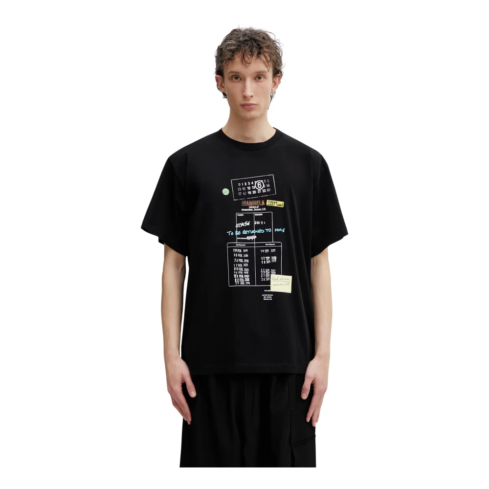 T-Shirt MM6 T-Shirt Black L - Bild 2