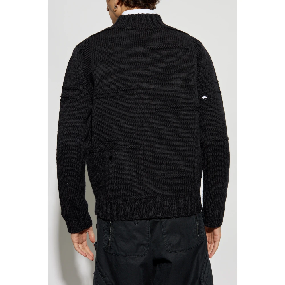 Dsquared2 Wollen vest Black Heren