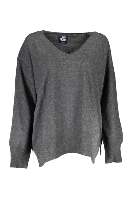 Långärmad V-ringad T-shirt