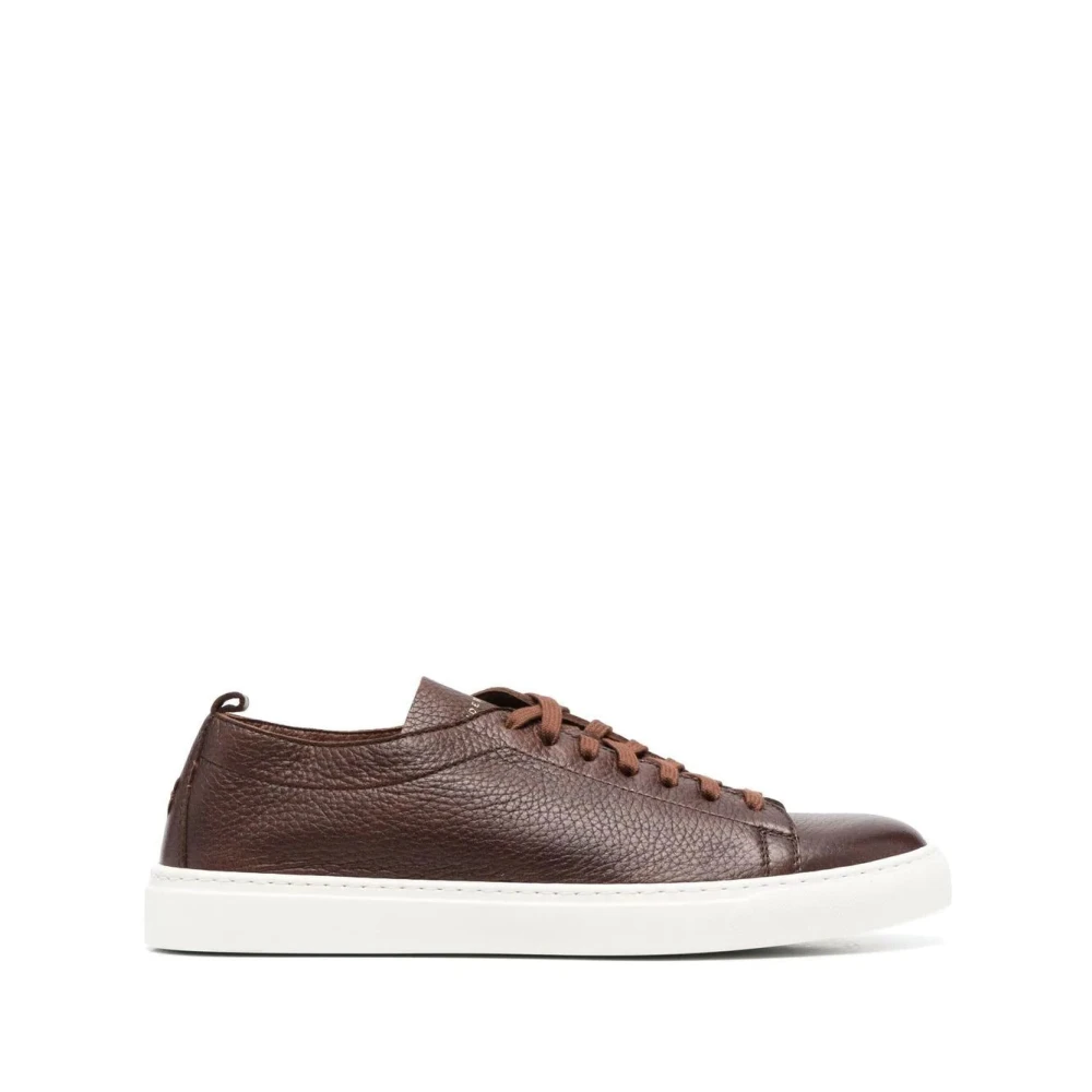 Henderson Byron Leren Sneakers Heren Schoenen Bruin