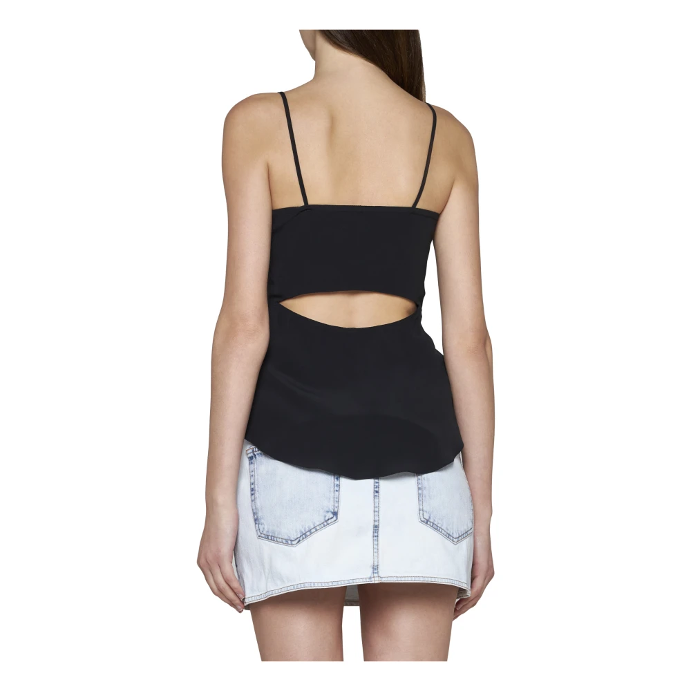 Isabel marant Zwarte Top Stijlvol Black Dames